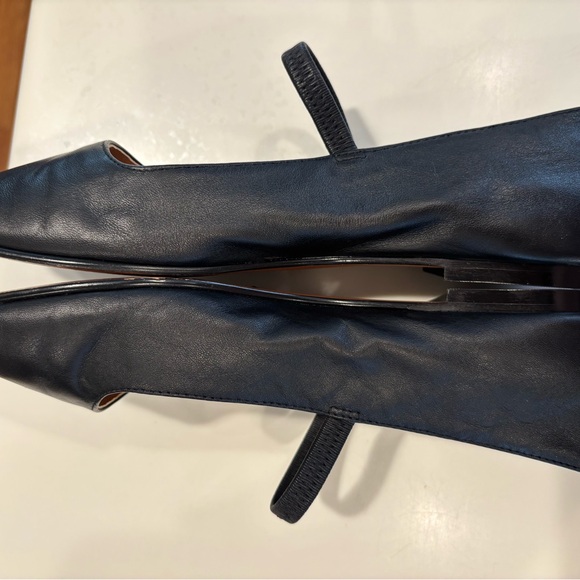 Madewell The Greta Black Leather Ballet Flats, 7 - Picture 4 of 7